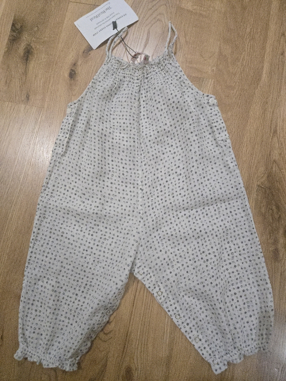 BonPoint Linen Romper 12M